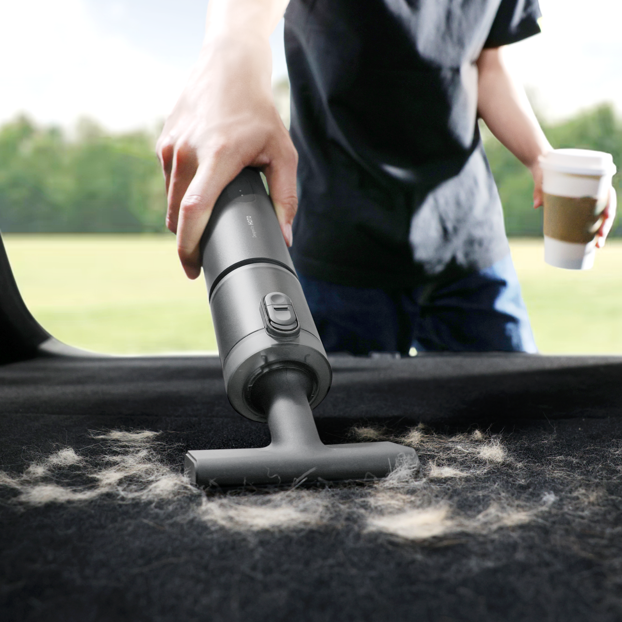 HOTO 4-in-1 Cordless Air Duster & Vacuum
