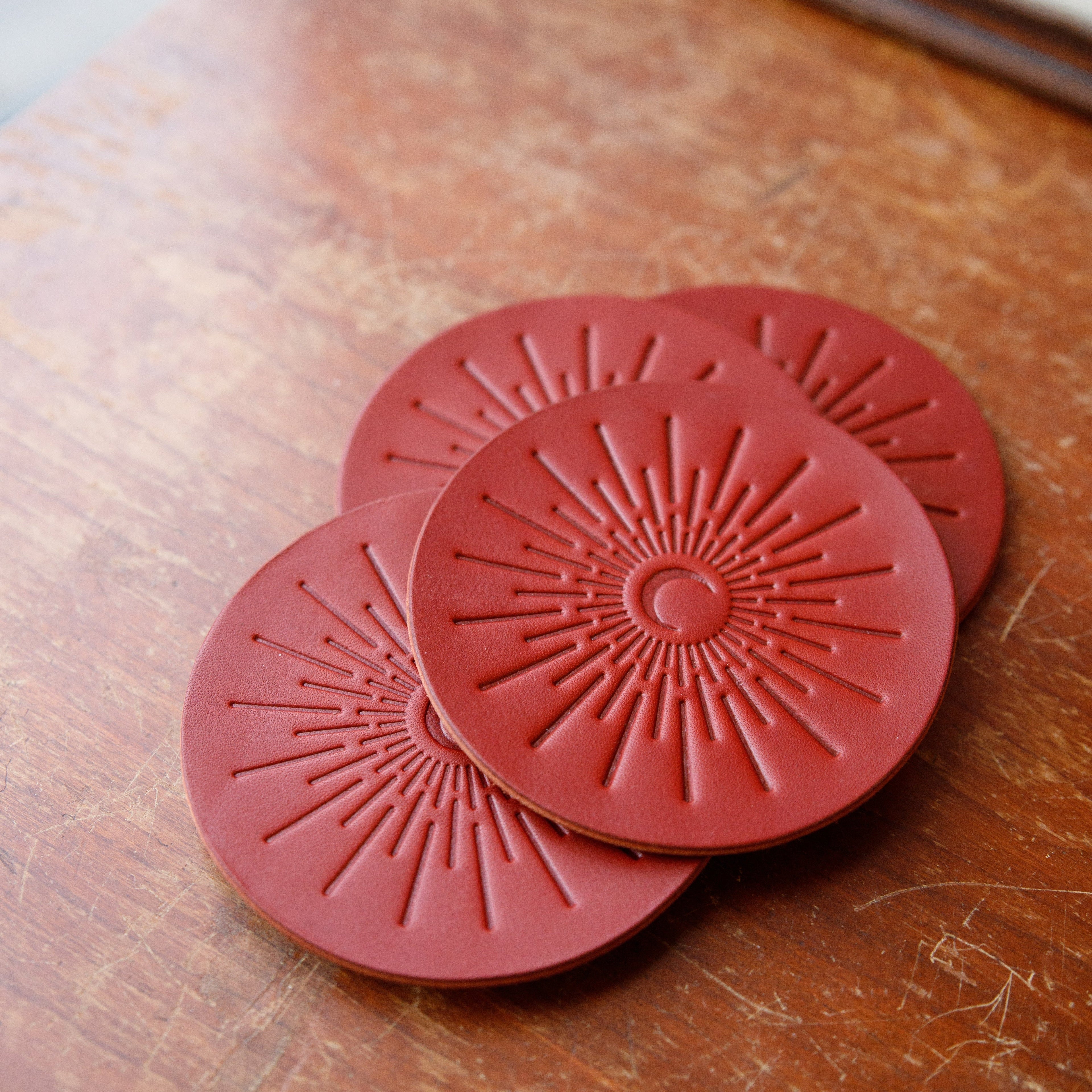 Coasters - USA Made Leather