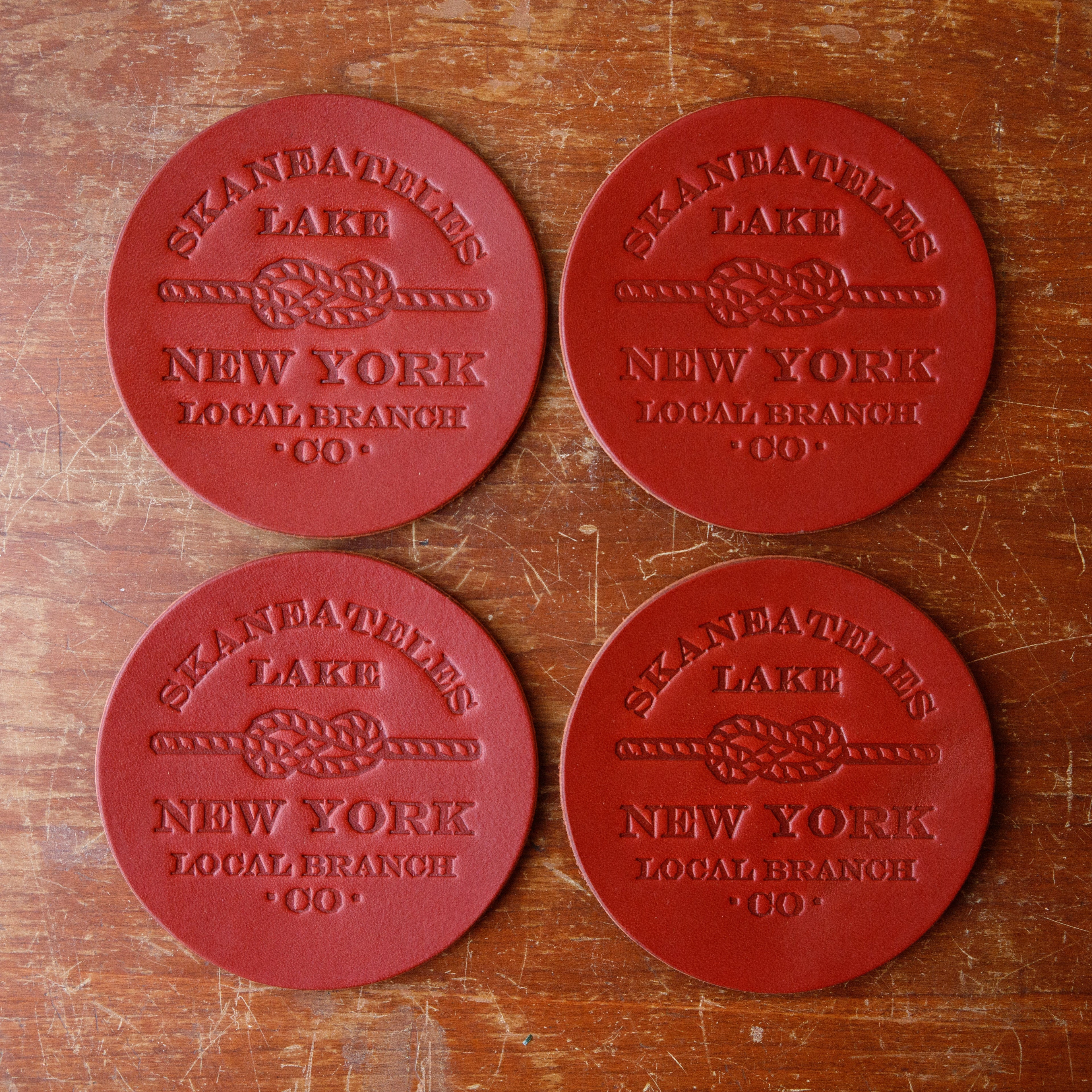 Coasters - USA Made Leather
